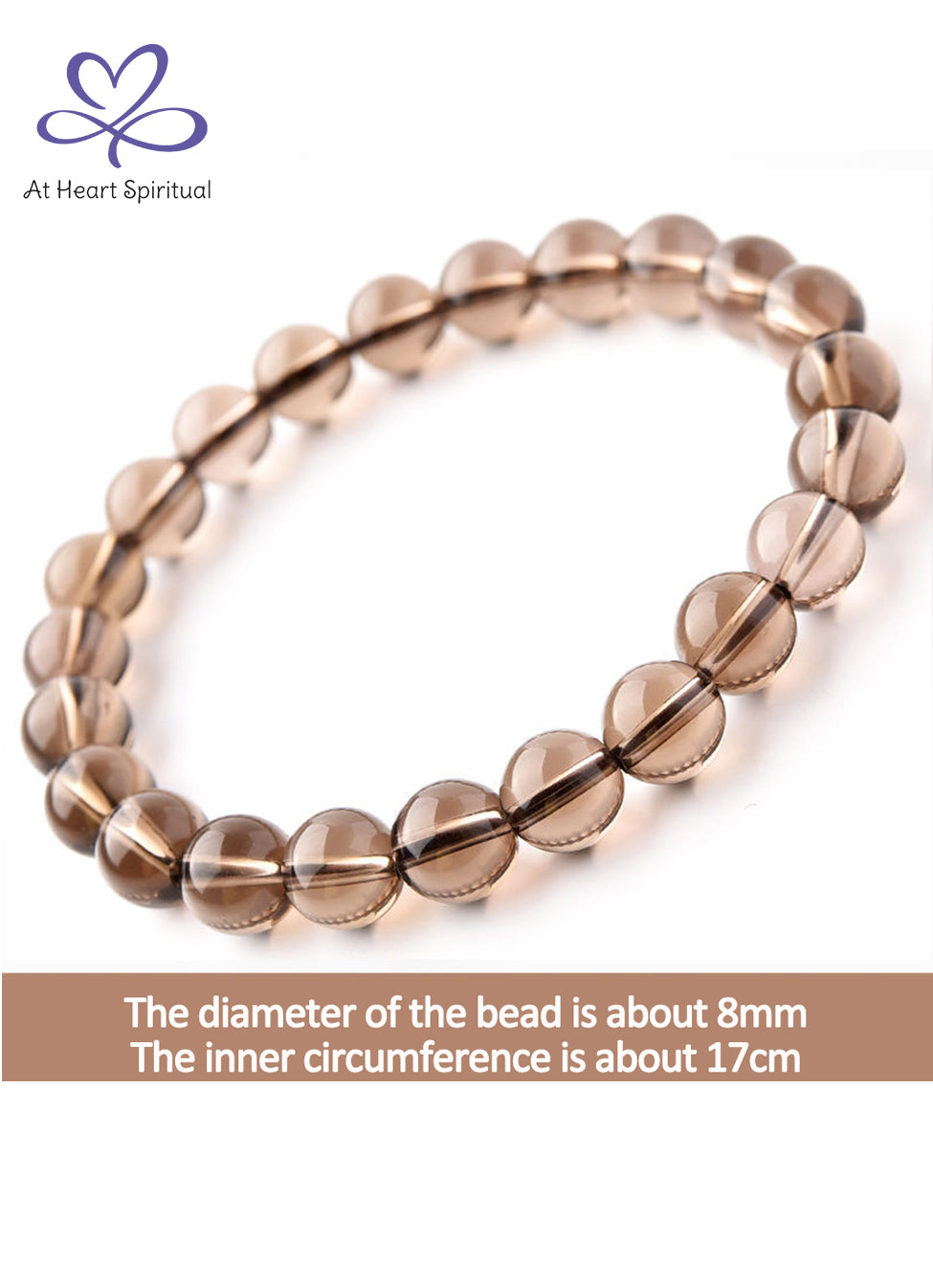 Natural Tea Crystal Bracelet